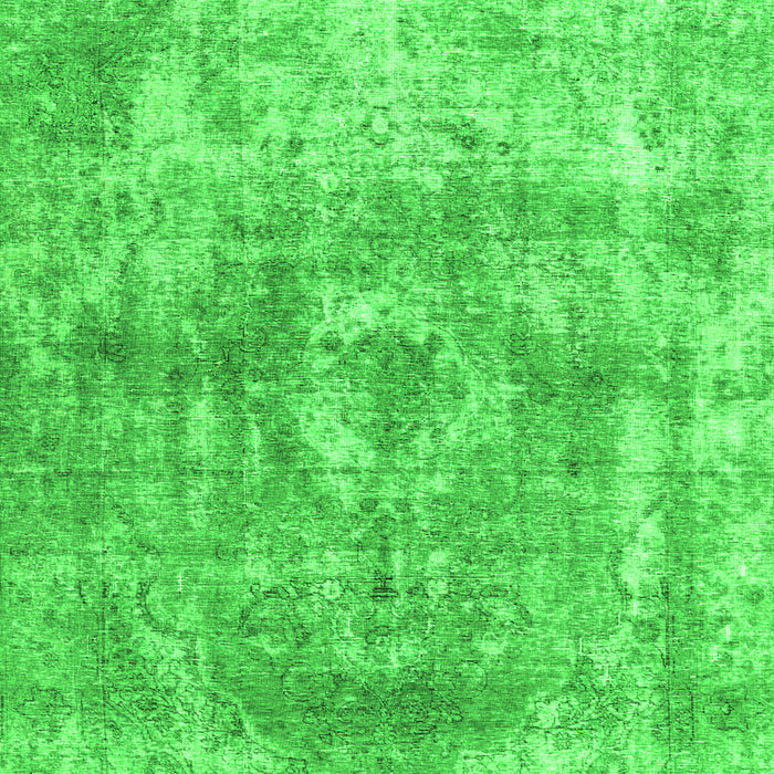 Serging Thickness of Machine Washable Abstract Green Contemporary Area Rugs, wshcon1933grn
