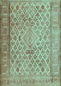 Persian Turquoise Bohemian Rug, con1934turq