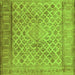 Serging Thickness of Persian Green Bohemian Rug, con1934grn