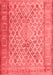 Persian Red Bohemian Area Rugs