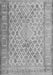 Serging Thickness of Machine Washable Persian Gray Bohemian Rug, wshcon1934gry