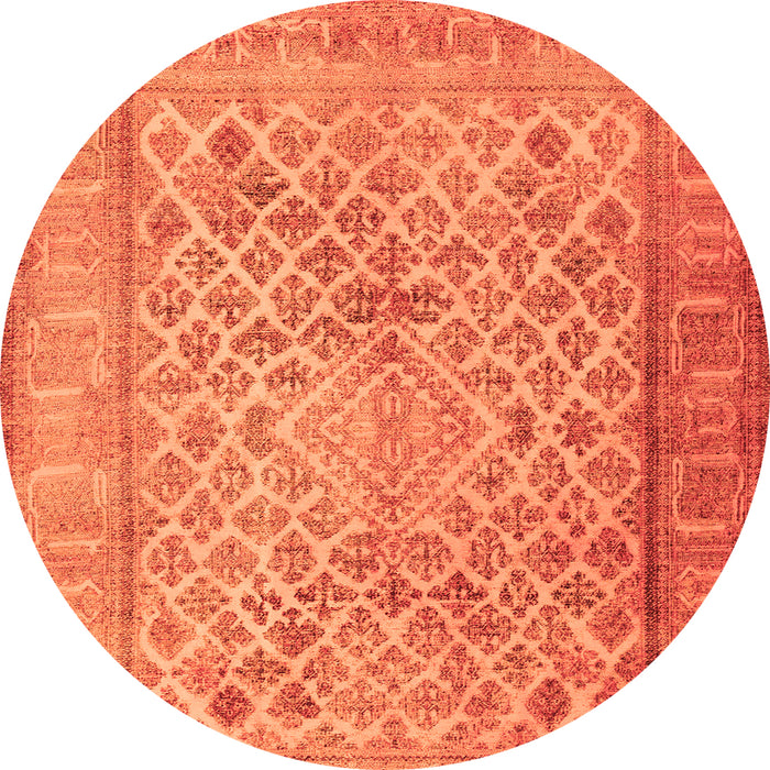 Machine Washable Persian Orange Bohemian Area Rugs, wshcon1934org
