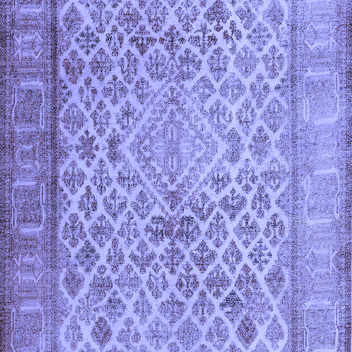 Machine Washable Persian Blue Bohemian Rug, wshcon1934blu