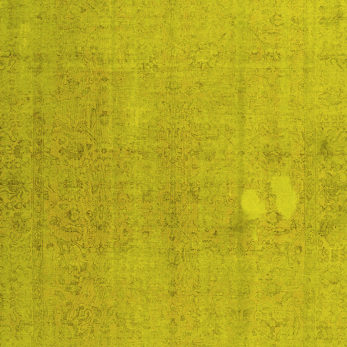 Machine Washable Persian Yellow Bohemian Rug, wshcon1935yw