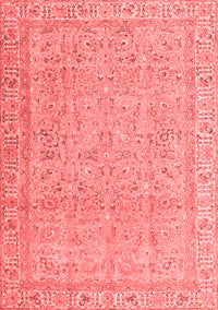 Abstract Red Contemporary Rug, con1936red