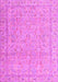 Abstract Pink Contemporary Rug, con1936pnk