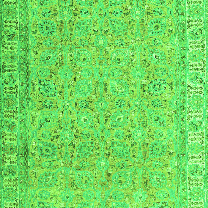 Abstract Green Contemporary Rug, con1936grn