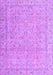 Abstract Purple Contemporary Rug, con1936pur