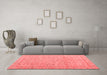 Contemporary Red Washable Rugs