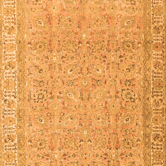 Abstract Orange Contemporary Rug, con1936org