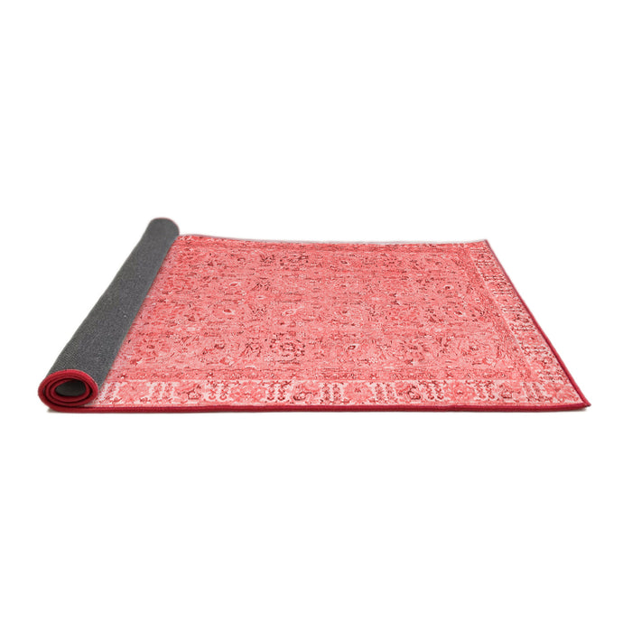 Abstract Red Contemporary Area Rugs
