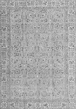 Abstract Gray Contemporary Rug, con1936gry