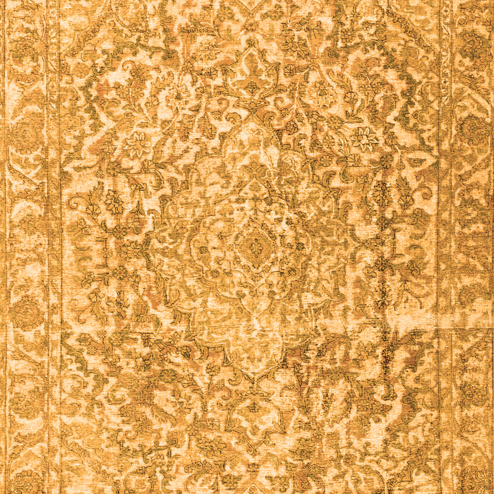 Abstract Orange Contemporary Rug, con1937org