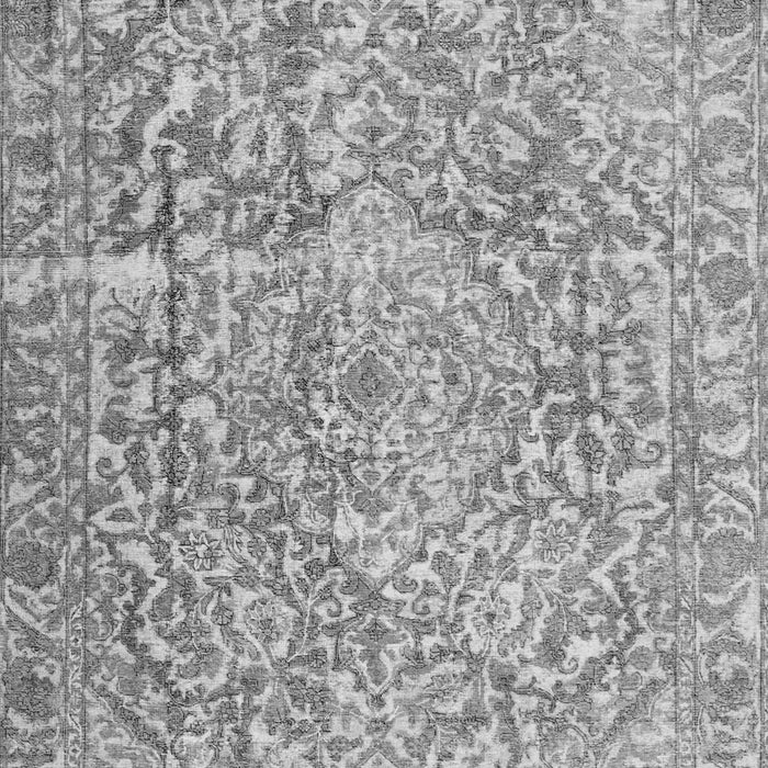 Serging Thickness of Machine Washable Abstract Gray Contemporary Rug, wshcon1937gry