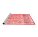 Contemporary Red Washable Rugs