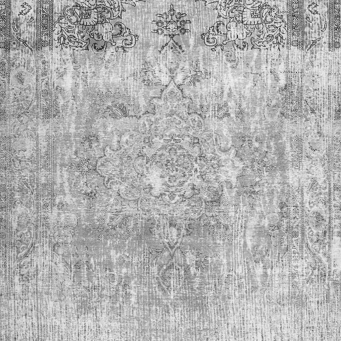 Serging Thickness of Machine Washable Abstract Gray Contemporary Rug, wshcon1938gry