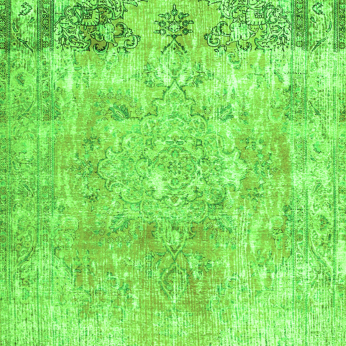 Serging Thickness of Machine Washable Abstract Green Contemporary Area Rugs, wshcon1938grn