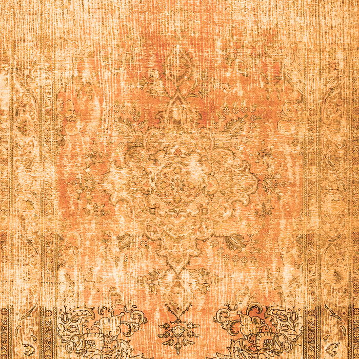 Serging Thickness of Machine Washable Abstract Orange Contemporary Area Rugs, wshcon1938org