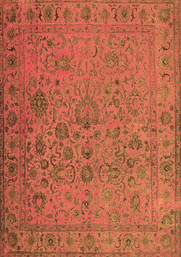 Abstract Brown Contemporary Rug, con1939brn