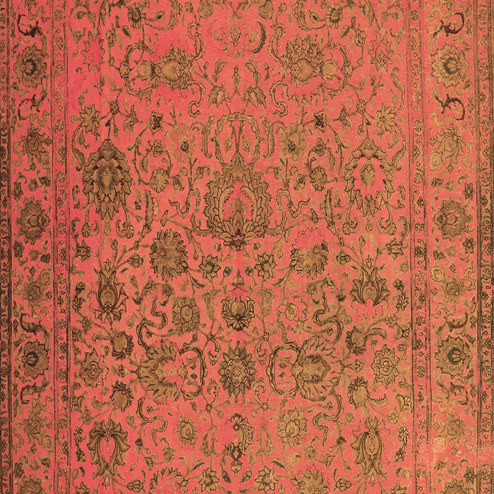 Machine Washable Abstract Brown Contemporary Rug, wshcon1939brn