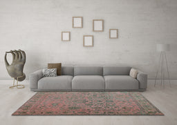 Machine Washable Abstract Light Blue Contemporary Rug in a Living Room, wshcon1939lblu