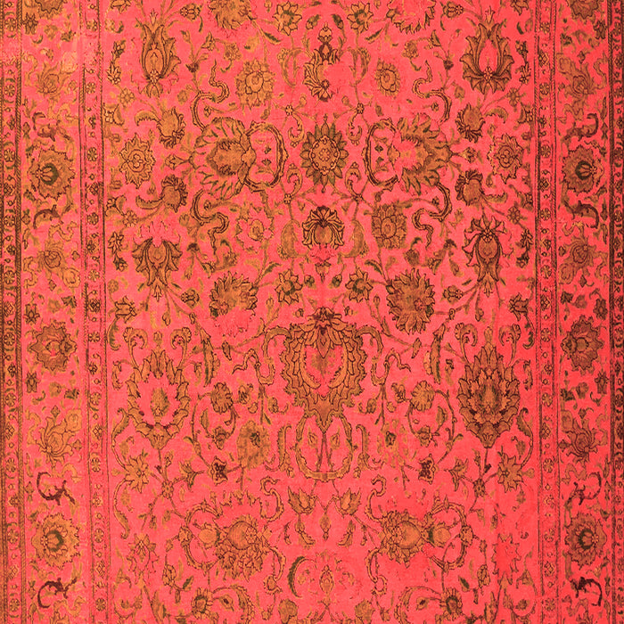 Abstract Orange Contemporary Rug, con1939org