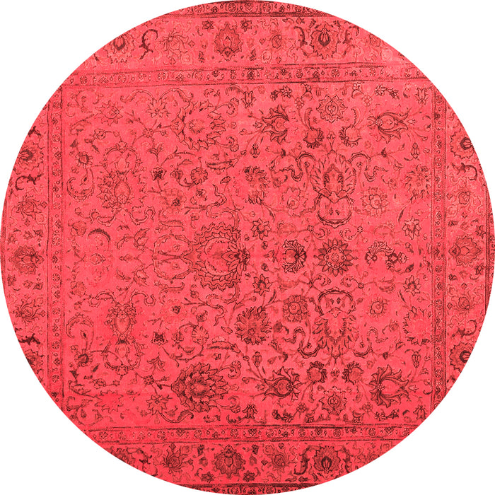 Machine Washable Abstract Red Contemporary Rug, wshcon1939red