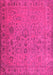 Abstract Pink Contemporary Rug, con1939pnk