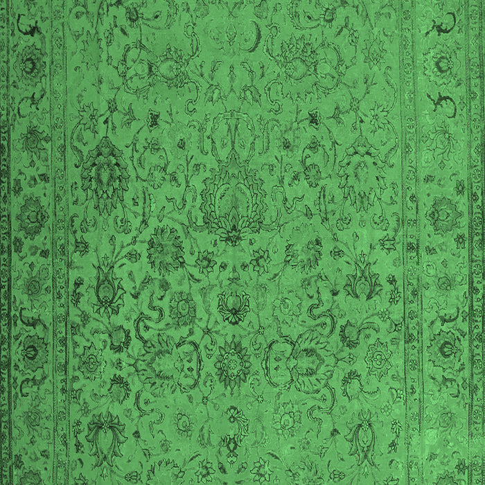Abstract Emerald Green Contemporary Rug, con1939emgrn