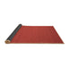 Sideview of Abstract Brown Contemporary Rug, con193brn