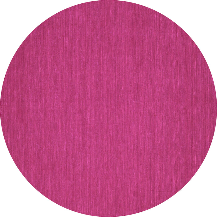 Round Abstract Purple Contemporary Rug, con193pur