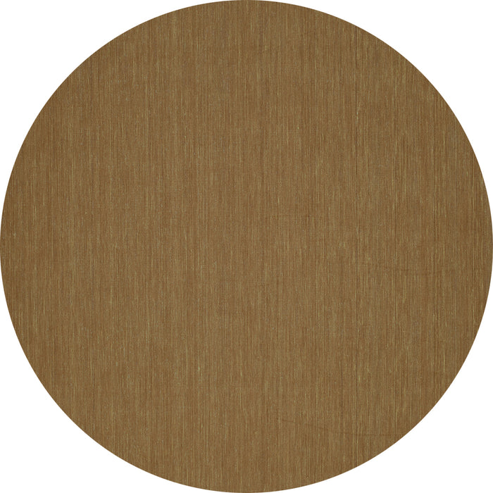 Round Abstract Turquoise Contemporary Rug, con193turq