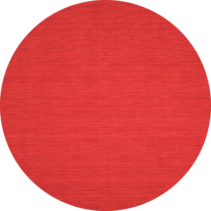 Square Abstract Orange Contemporary Rug, con193org