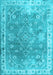 Machine Washable Abstract Light Blue Contemporary Rug, wshcon1940lblu