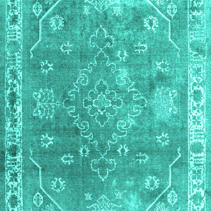 Abstract Turquoise Contemporary Rug, con1940turq
