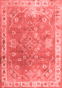 Abstract Red Contemporary Rug, con1940red