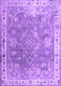 Abstract Purple Contemporary Rug, con1940pur