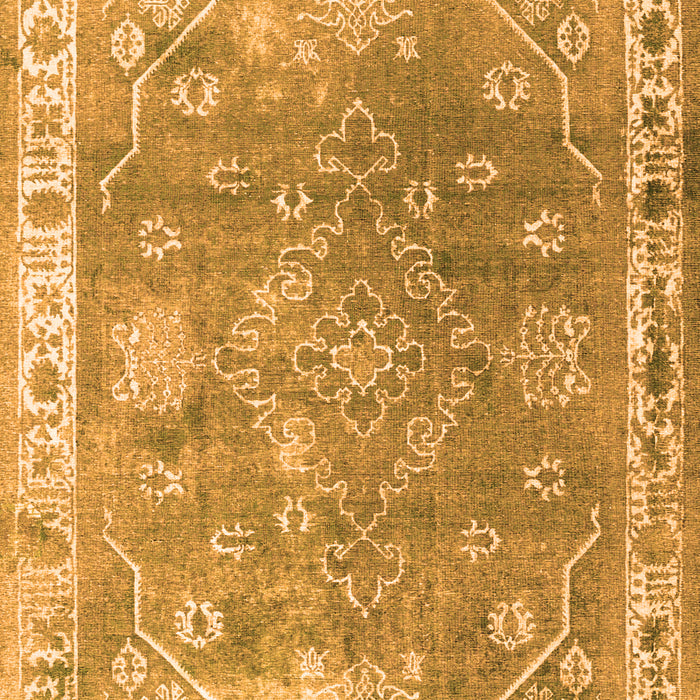 Abstract Orange Contemporary Rug, con1940org