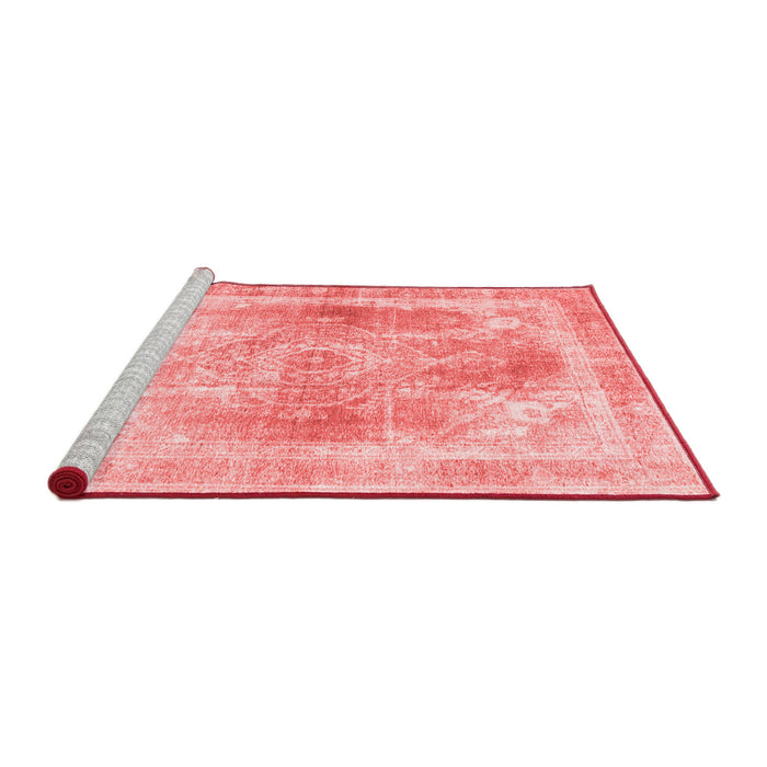 Contemporary Red Washable Rugs