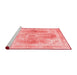 Contemporary Red Washable Rugs