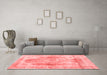 Contemporary Red Washable Rugs