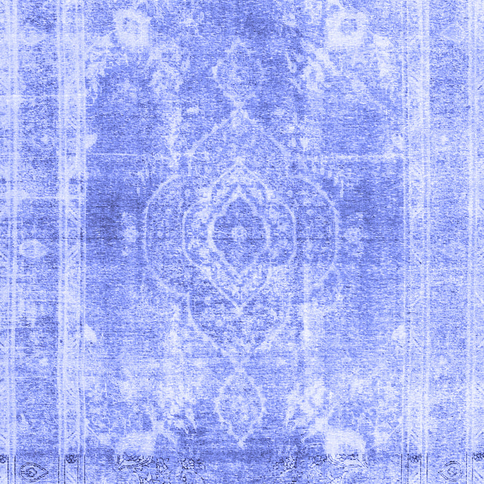 Machine Washable Abstract Blue Contemporary Rug, wshcon1941blu
