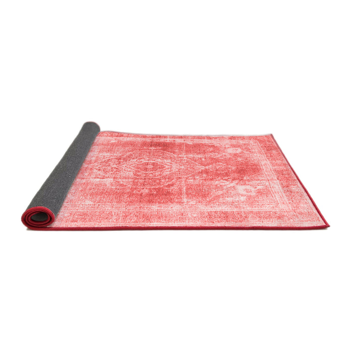 Abstract Red Contemporary Area Rugs