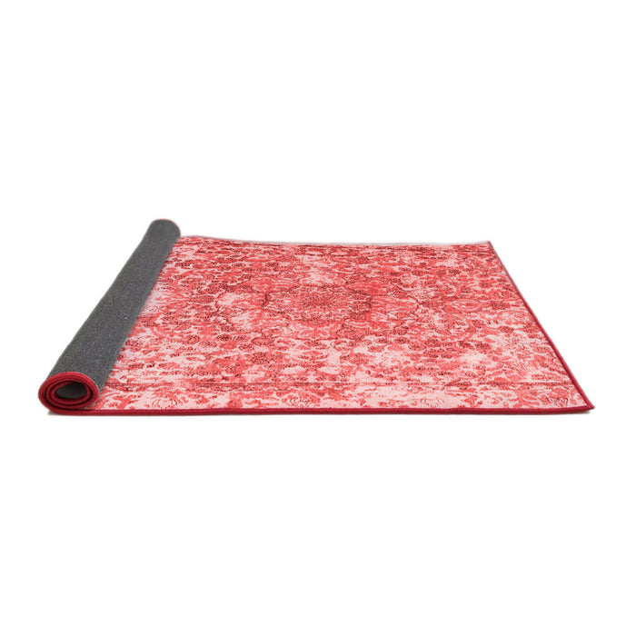 Abstract Red Contemporary Area Rugs