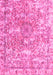 Abstract Pink Contemporary Rug, con1942pnk