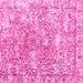 Square Machine Washable Abstract Pink Contemporary Rug, wshcon1942pnk