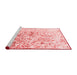 Contemporary Red Washable Rugs