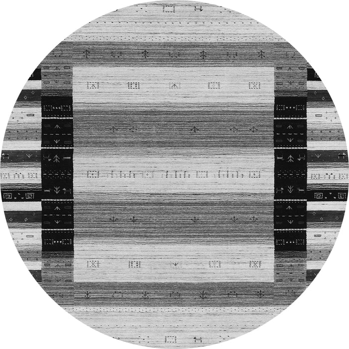 Square Solid Gray Modern Rug, con1944gry