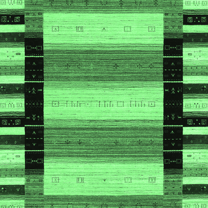 Machine Washable Solid Emerald Green Modern Area Rugs, wshcon1944emgrn