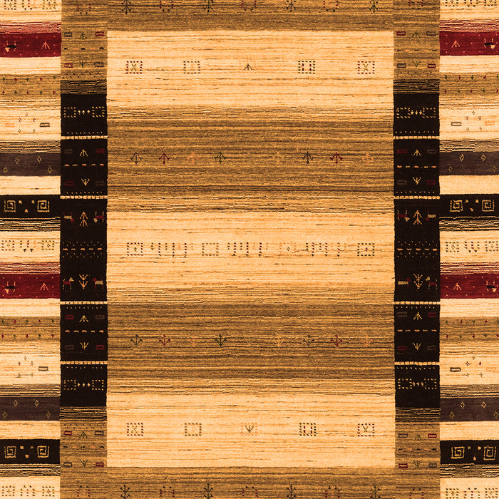 Solid Orange Modern Rug, con1944org